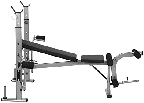 Олимпийска Легло за вдигане на тежести MERCATO, Регулируем Мултифункционален фитнес оборудване за вдигане на тежести,