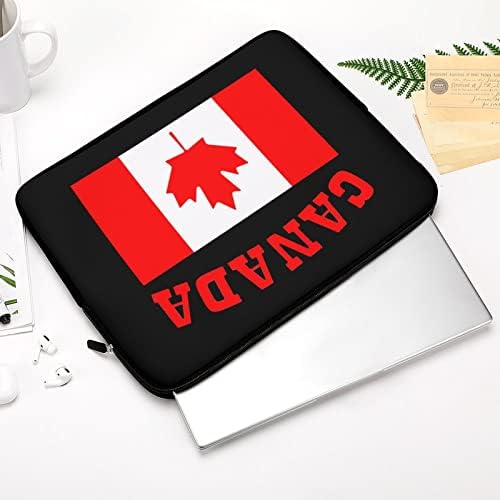 Флаг на Канада, Канадски Кленов лист, Чанта за лаптоп, Чанта За Носене, чанта за Носене За Портфейла, Защитен калъф за Лаптоп, подходящ за 10 инча-17 инча