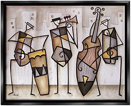 Музикално трио Stupell Industries Съвременната Абстрактна живопис, Дизайн на Ерик По