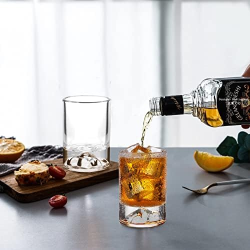 Paysky 6 опаковки питиета на тежка основа, 2 грама, висок стъклен комплект за уиски, текила, водка