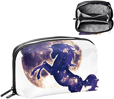 Жените и Момичетата Космическото Пространство, Галактика Планета Косметичка за Грим Голям Косметичка Чанта в Чантата си Чанта с цип