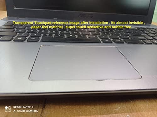 (2 бр.) Защитна подплата за тракпад Ecomaholics за ASUS Chromebook Flip CX3, 14-инчов Сензорен екран, калъф за тъчпада на лаптоп с прозрачен матово покритие за защита от надраскване и в