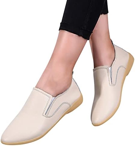 Дамски обувки на равна подметка, Елегантен Дамски Ежедневни обувки, Модни Дамски Дишащи Обувки Дантела, Ежедневни
