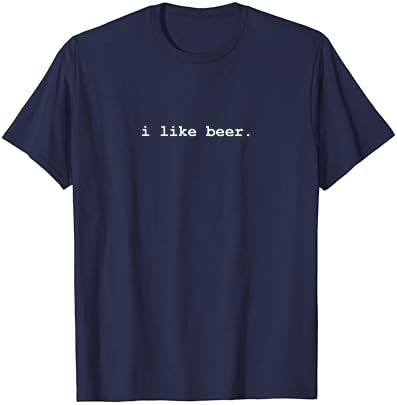 Харесва ми Бирария Минималистичная Забавна Тениска За Пиене