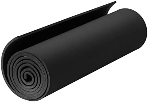 Черно хвърляне на листа от пяна EVA Занаятите, Cosplay от стиропор, Голям размер 16 x 59 см, дебелина 5 мм. за cosplay,