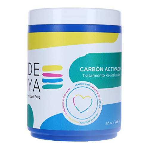 DEYA Carbon Activado - маска с активен въглен за дълбоко хидратиране и възстановяване на много изтощена коса и разделяне на