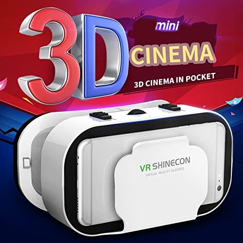 Цифрови очила за виртуална реалност, 3D очила, Слушалки и виртуална реалност с ефект на кино с гигантски екран, поддържа