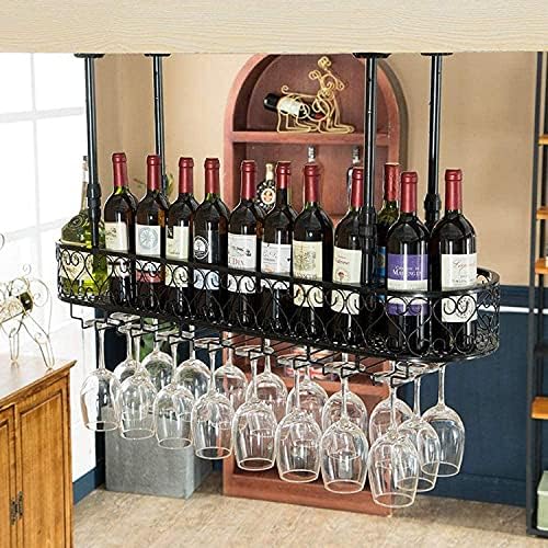 Вино Бар Шкаф Отделно стои Вино багажник, Вино, стелажи Подвесная стойка за чаши Под шкаф за Вино Багажник на Притежателя