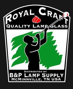 B&P Lamp® МАЛЪК Комин от прозрачно стъкло [Височина 1 1/8 инча на 5 1/2] за лампи в ретро и антикварен стил