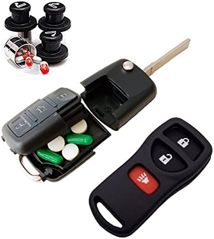 Комплект секретни автомобилни сейфове - (2) Фалшиви сейфове за автомобилни запалки, (1), Сейф за автомобилния ключ fob (1) Дистанционно сейф за ключовете от колата | Комп?