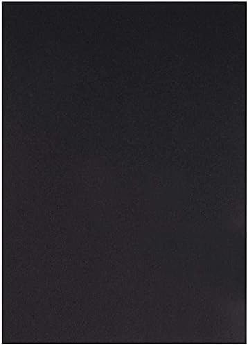 Картонена маса, Черна Стационарната хартия за картички и diy (5 x 7 Инча, опаковка 150)