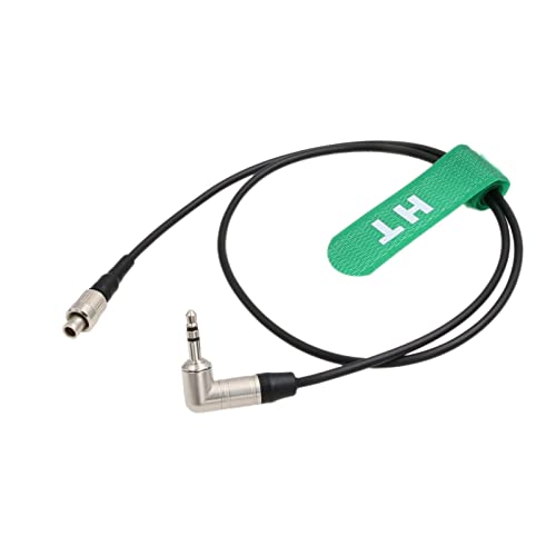 Балансирано аудио кабел HangTon 3.5 мм TRS до 3-номера за контакт конектора за Смесител-Записване на Звукови устройства до предавателя Sennheiser SK2000 5000 Zaxcom TRX900 60 см