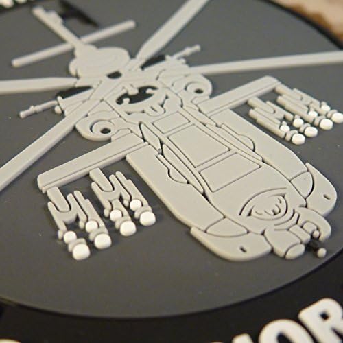 Светът През Превосходящую Огнева Мощ на Духа на хеликоптер AH-64 Apache PVC Гума 3D Сензорен Крепежный Кръпка