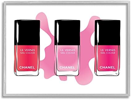Лак за нокти Stupell Industries French Pink Розови нюанси Splash, Дизайн Мартины Павлова, 30 x 24