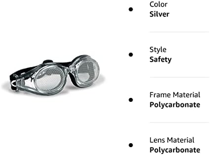 Защитни очила Bugz-Eye Sight Shield От стоманена мрежа с защита срещу замъгляване (30 нето)