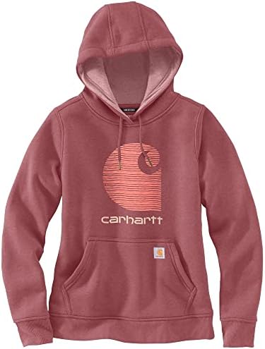 Дамски hoody Carhartt Rain Defender Свободно намаляване на Средното тегло с Графичен лого C