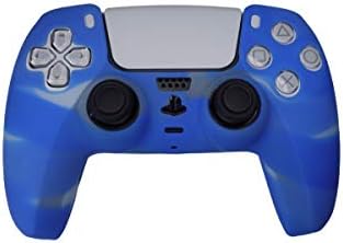 Силиконов калъф за контролера PS5 - Playstation 5 (Светло и тъмно синьо)