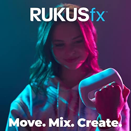 Просто възпроизвеждане на музикален миксер RUKUSfx с управлението на движението, осветление и звуков съпровод, с бонус