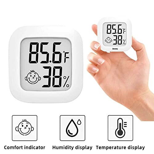 Стаен Термометър с LCD Цифров Температура Стаен Влагомер Сензор за Влажност на