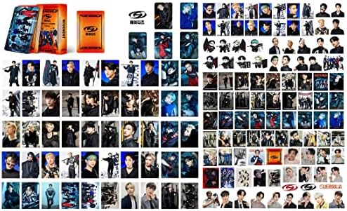 Kpop ATEEZ Фотокарточки Етикети 99 бр. Винил Водоустойчиви Етикети и 55 бр. Lomo Карта Албум Снимка на Плакат за