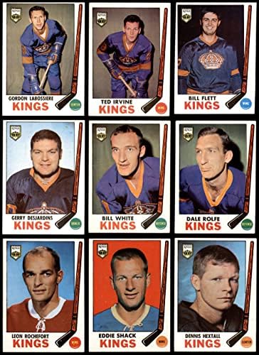 1969-70 Побеждава в екипа на сет Лос Анджелис Кингс Лос Анджелис Кингс - Хокей (сет) VG/EX+ Кингс - Хокей на лед