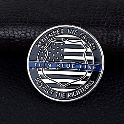 Kocreat Монета Полицията на САЩ Мемориал Медал на Копие-Американска Монета Liberty Freedom Eagle Монета Лъки Morgan