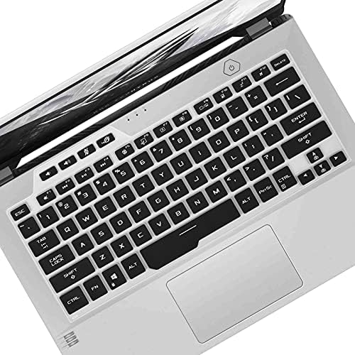 Калъф за клавиатура 2020 2021 2019 14 ASUS ROG Zephyrus G14 и G14 VR Ready, Лаптоп серия G14 GA401 Защитно фолио за клавиатура ROG Zephyrus G14 - Черен