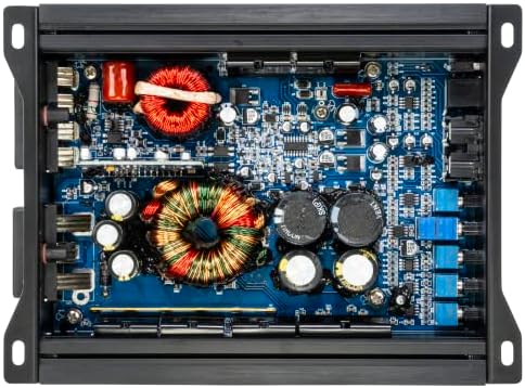 Усилвател за захранване STINGER Audio MT7001 на моно-блок моп-транзистори клас D с дистанционно управление нивото на субуфера, rms мощност 700 Вата.