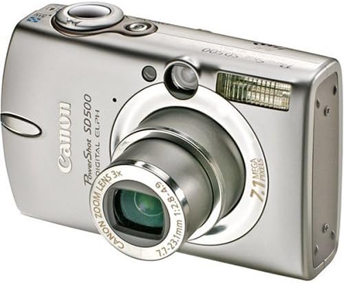 Canon Powershot SD500 7,1 Мегапиксела Цифров фотоапарат Elph с 3-кратно оптично увеличение