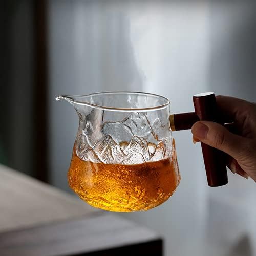 PAYNAN 450 мл Стъклена Панаирните Чаша С Термостойкой Дървена Дръжка Аксесоари За Чай от Сервиза
