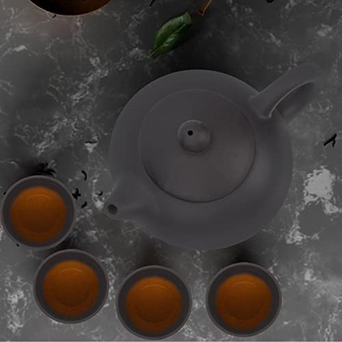 jojofuny 1 Комплект, Лилаво Глинен Чайник, Комплект чаши за кунг-фу, Китайски Чайник, Китайски Чай Набор