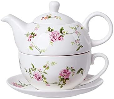 QUESHENG Гърне за Майката и Бебето, кана за Кафе и За Вода Творчески Керамични Чай Цветя Кана Английска Чаша