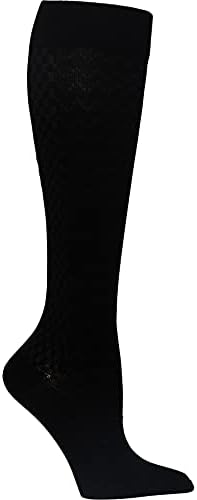 Компресия Чорапи Cherokee TrueSupport За Жени с натиска 10-15 mm hg.ст., Обикновени, Оникс, 4 чифта В опаковка