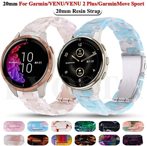 Въжета за смарт часа GANYUU от смола за Garmin VENU2/VENU 2 Plus ПЛ, каишки за ръчни часовници GarminMove Sport Forerunner