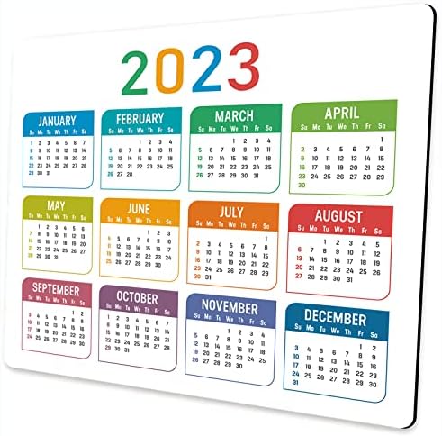 2023 Календар Подложка За Мишка Геймърска Подложка За Мишка Компютърни Аксесоари Подложка За Мишка Офис Подложка