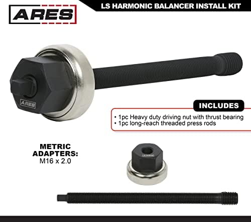 АРЕС 15088 – Комплект за монтаж на хармоничен балансира LS – Installer хармонично балансира, предназначен за двигатели на GM в базата LS и LT – Задайте балансировочные шайби