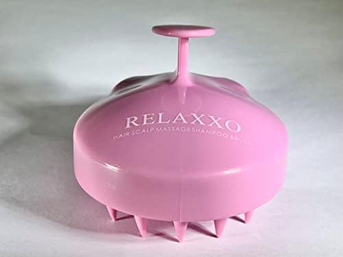 RELAXO - Четка-масажор с шампоан за всички видове коса, Масажор за кожата на главата в банята за мъже и жени - Насърчава