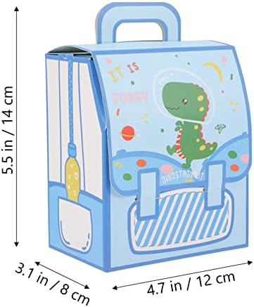 STOBOK 12 бр., Кутия шоколадови Бонбони с Малък Размер, Кутия за Торта за Детски Тематични партита с Динозавром, Подарък Кутия за Торта, опаковки за шоколадови бонбони и