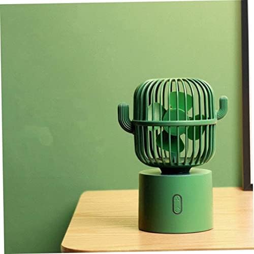 Ръчни вентилатори KRIVS Персонален вентилатор Малък Вентилатор Преносим Зелен Пътен Преносим вентилатор с основния вентилатор (Цвят: розов, размер: 18,9x10,2 см)