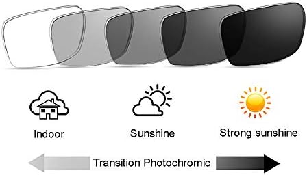 Мъже, Жени Стилна Ивица на Прехода Фотохромный Правоъгълник Винтидж Слънчеви Бифокални Очила За Четене UV400