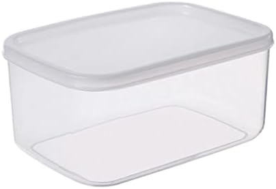 MBBJM Кутия за съхранение на хранителни контейнери Пластмасова Прозрачна Банка за хранителни Продукти и Кухненски Кутия