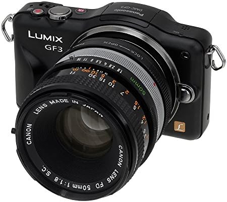 Адаптер за закрепване на обектива Fotodiox, обектив Canon FD/FL до фотоапарати Micro 4/3 на Olympus PEN и Panasonic Lumix