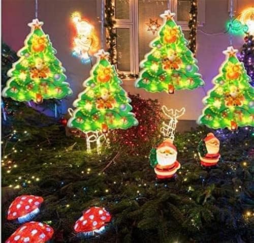 2022 Нови Коледни Висящи лампи на прозореца - Коледни Висящи Лампи В полето за Новост, Led Крушка-Издънка за Коледната Елха, Камина, Прозорец, Интериор за вътрешна и Вън?