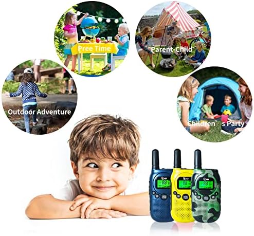 TIDRADIO TD-M3 уоки-токита за деца 22 Канал USB Акумулаторни Детски уоки-токита 2-Way радио Играчка, най-Добрите подаръци