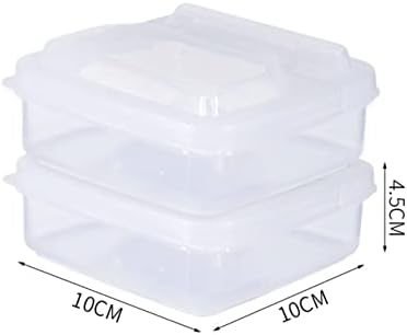 контейнери за съхранение на сирене kekafu 6 бр. с затегнати капачки Запазват сирене, прясно и вкусно Контейнер за