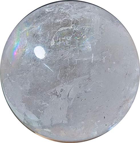 ALDOMIN® Натурален Заредена с енергия Прозрачен Кварц Good Quartz Crystal Healing сфера (566 грам)