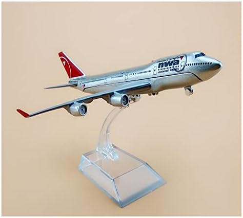 Модели на самолети APLIQE 16 см От сплав за Модел самолет NWA Авиолинии Боинг 747 B747 400 Модел на самолет с Графичен