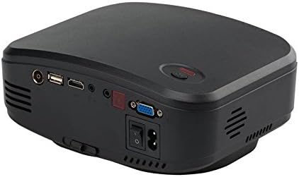 Преносим led Проектор Cheerlux C6 HD Mini LCD 800600, HDMI 1200 Лумена, Нощен видео проектор за Домашно Кино, Цвят: