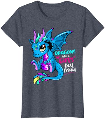 Тениска Dragons Are A Момиче ' s Best Friend За жени и Тениска за момичета