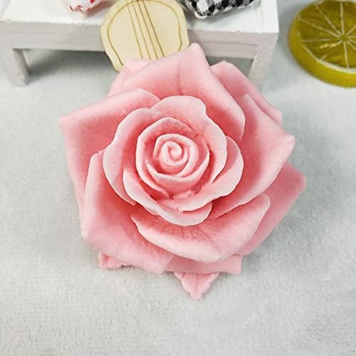 GreatMold 3D Разцъфваща Роза Форма За Сапун Форма За Свещи Епоксидна Смола Цветя Занаяти Силиконови Форми Красива Роза
